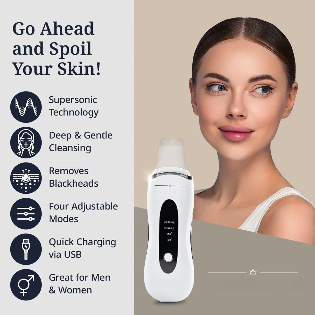 VIBROVIA™ Skin Scrubber Face Spatula