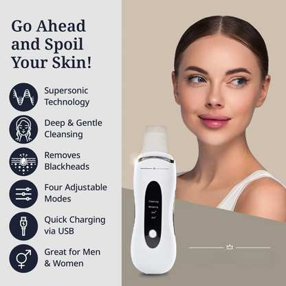 VIBROVIA™ Skin Scrubber Face Spatula