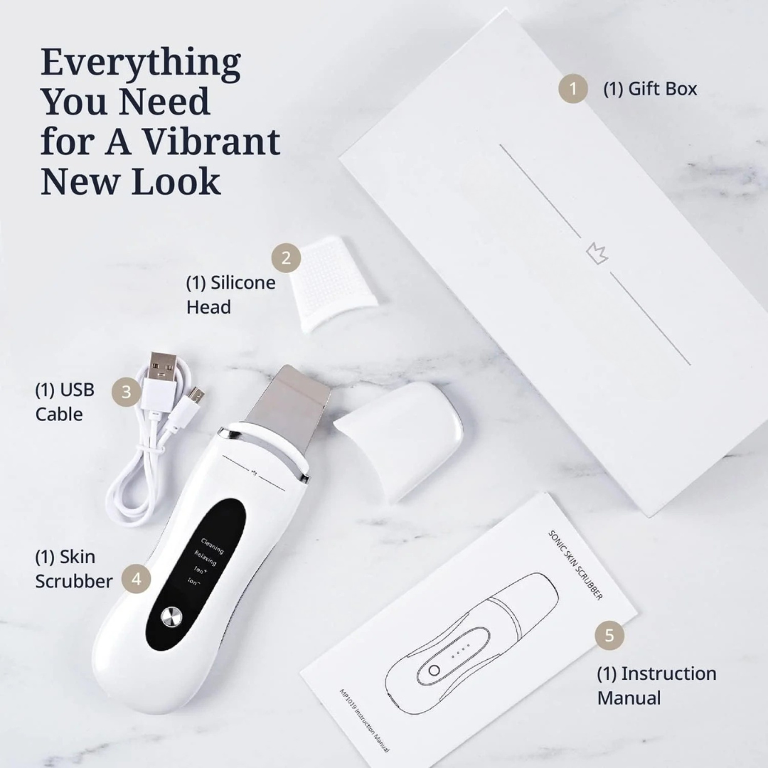 VIBROVIA™ Skin Scrubber Face Spatula